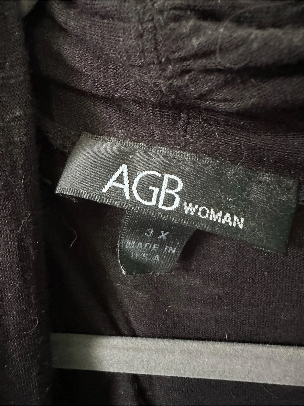 AGB black knit